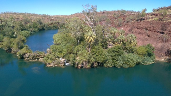 Indirri Falls, from the Island Stack.