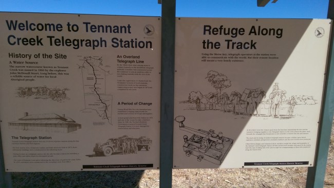 A bit of info on the telegraph line.