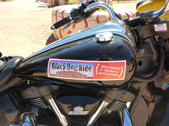 Black Dog Rally attendee. Well done all.