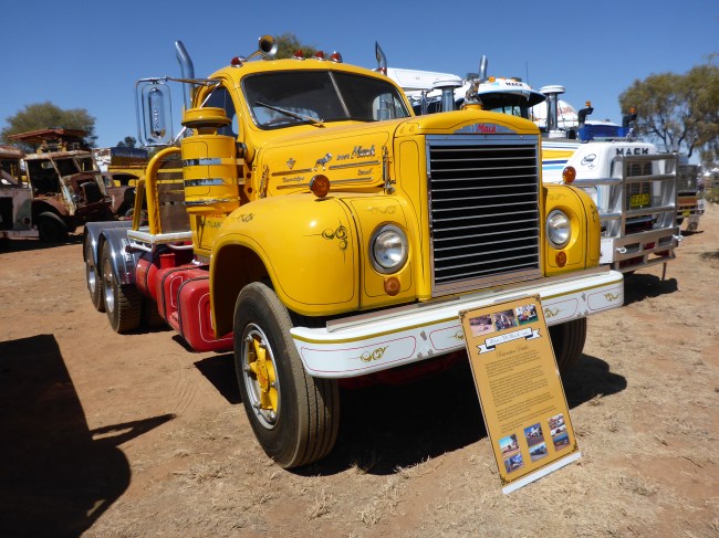 Mack B615 V8. A very popular truck.