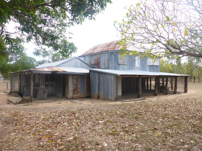 Wood and Tin. Hot and noisy.