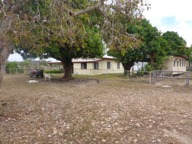 A cattle station homestead.