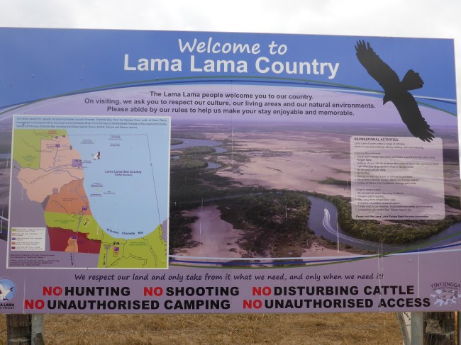 The kind of sign that's common in the CYPAL area.