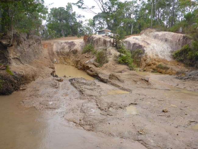 One of the approaches to Gunshot Creek.