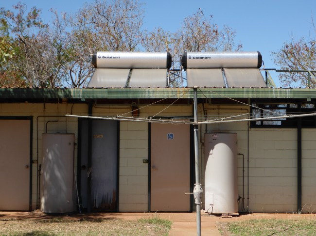 I'm always pleased to see solar thermal being put to good use. A no-brainer in a climate like this.