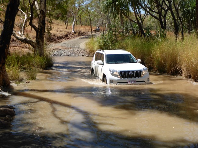 One of the four creek crossings.