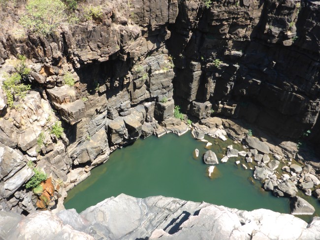 The pool the Little Mertens Falls drops into. 