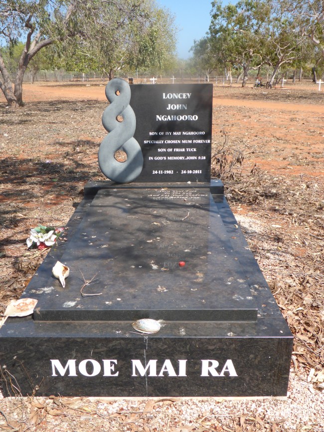 Large Maori symbol on this one.