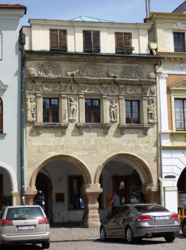 One of the oldest buildings in the main street, a Burgher's house.