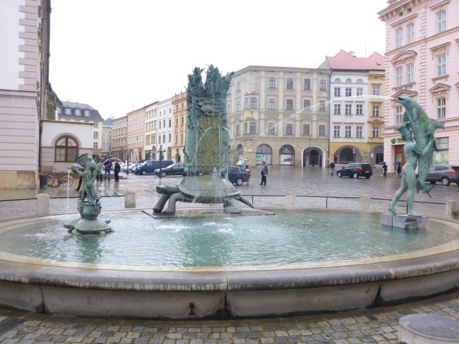 One of the fountains the town seems to like so much.