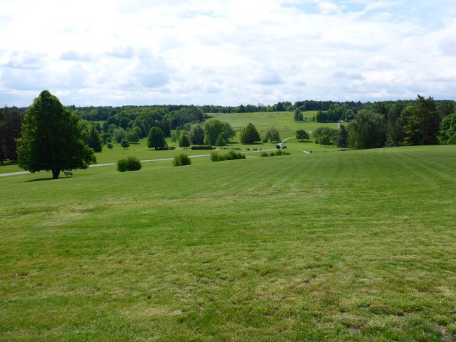 Where the village used to stand. Nothing left!