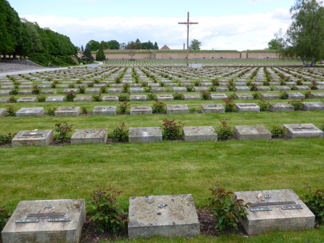The memorial to those who died at the Small Fortress.