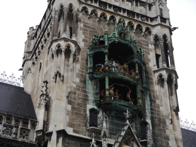 The famous Glockenspiel. Most of the bells are out of tune.