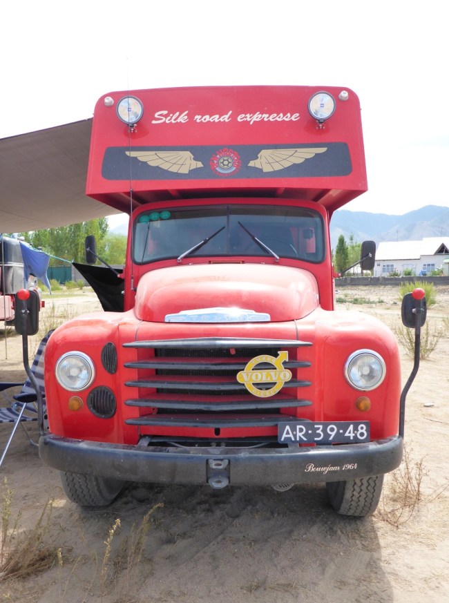 Volvo, former fire truck. Looking pretty good at forty years old.