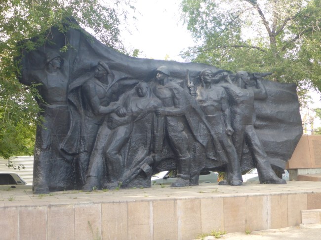 Typical Soviet style war memorial.
