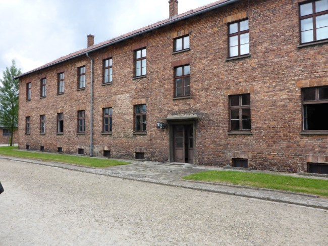 Building which housed the original Polish prisoners.