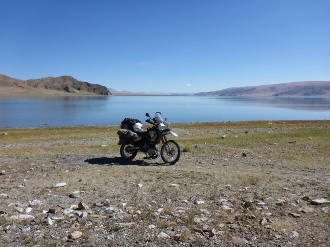 Lovely lake at lunchtime.