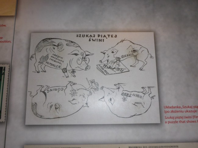 Part of the display.