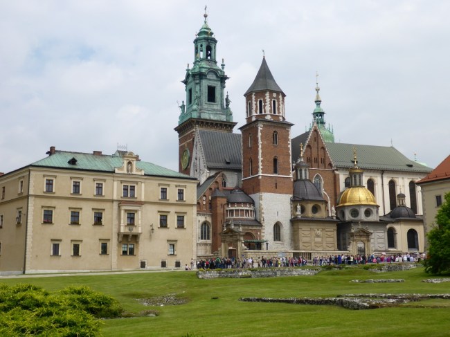 The cathedral attached to the castle.