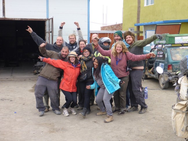 Some of the rally crews.