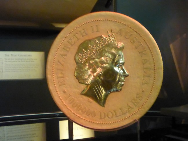 It's big, heavy and very, very valuable. Made from 99.9% pure gold.