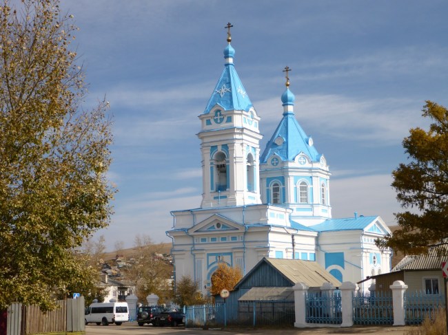 Pretty church near my hotel. Orthodox churches always seem to have unorthodox colour schemes.