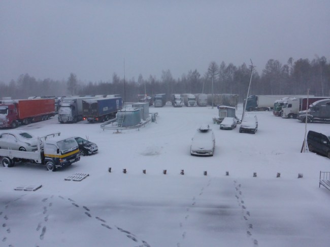 The truckers didn't want to move and I know whose example it was best to follow.