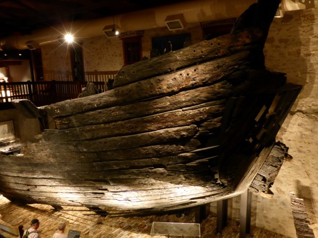 Part of the Batavia's stern, recovered from the sea bed.