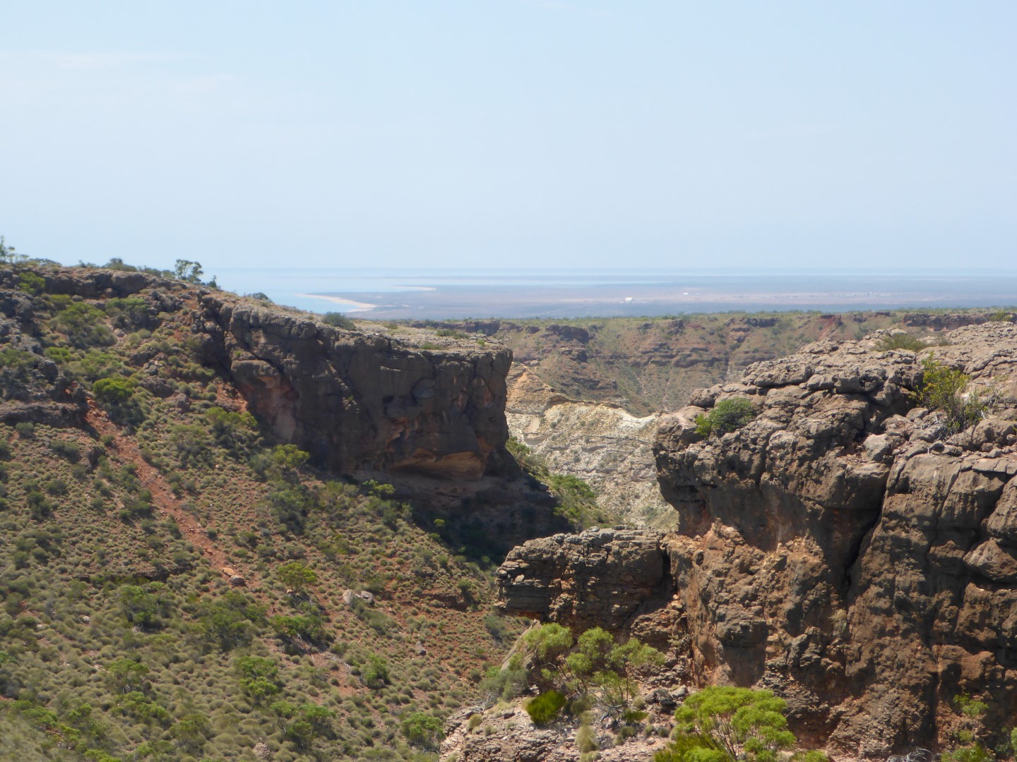 Full of water during the Wet, dry as a bone at the moment.