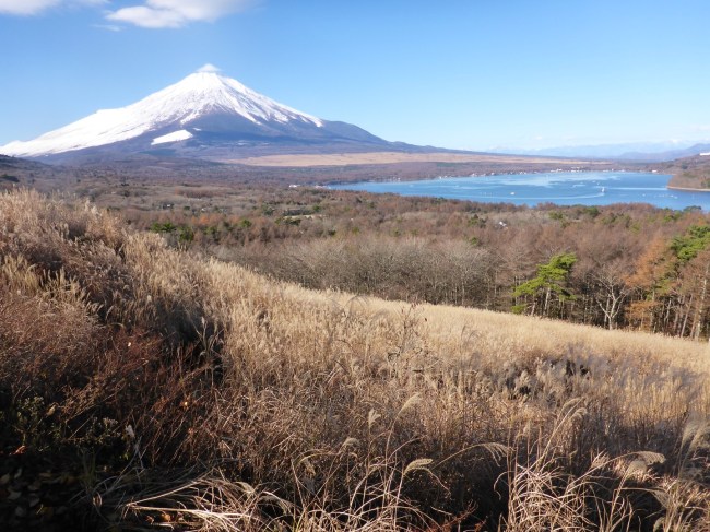 The lake and the mountain from Fuji-Hakone-Izu National Park.