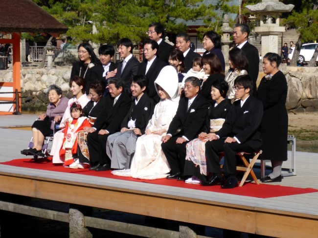Some special visitors. A wedding ceremony. 