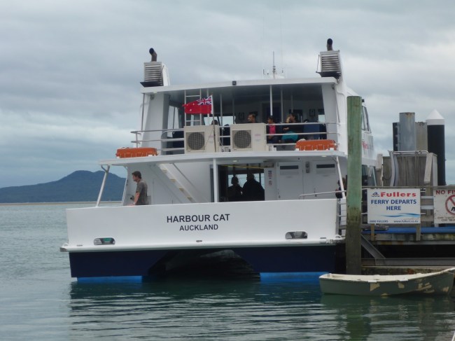 The Ferry from Half Moon Bay the the CBD, well used by commuters from the suburbs.