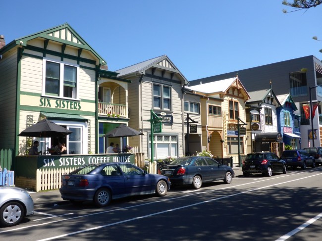 Fortunately some old buildings survived. These are along the seafront.