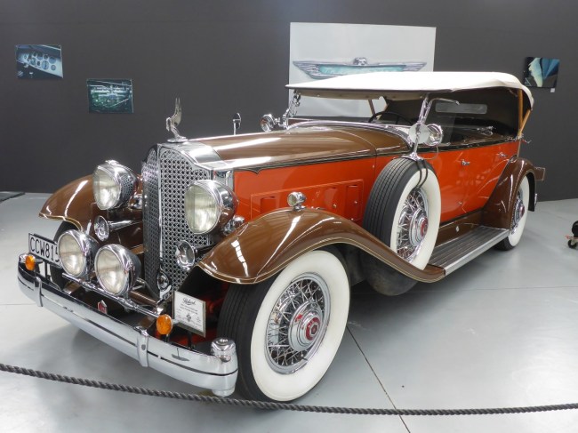 1932 Packard Sports Phaeton. One of the many stunning exhibits.