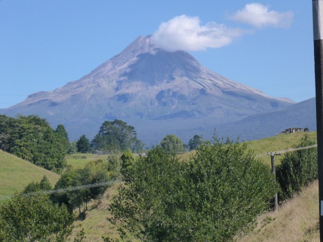 Mount Taranaki. Ready to blow?