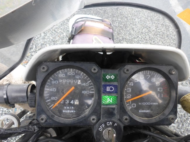 This clock was significant - kilometres travelled since leaving home.