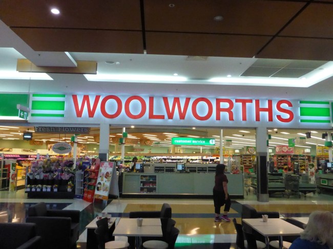 I was very surprised to see this name, but it's Australia's biggest supermarket chain.