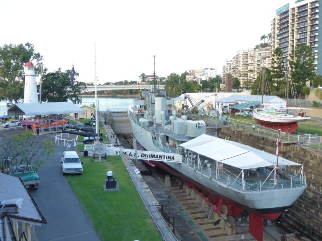 Brisbane's open air maritime museum.