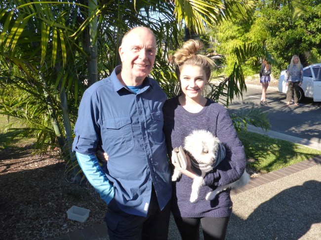 Sophie, Lilly and yours truly.