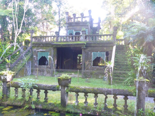 The ruined castle by day.