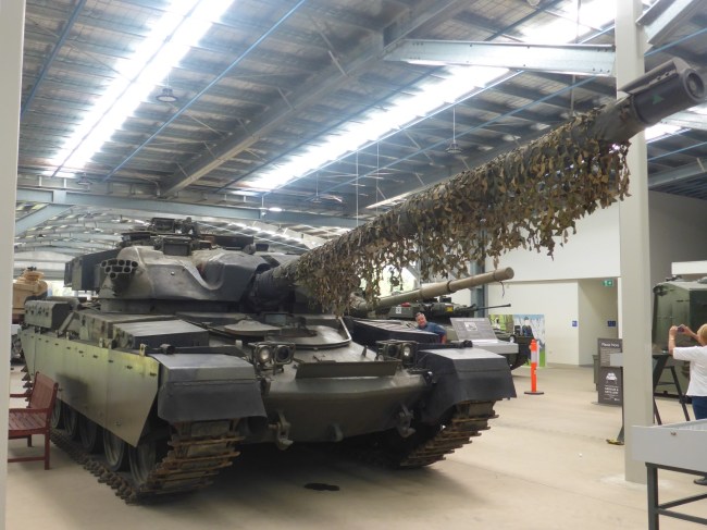 Big, British battle tank, the Chiefton.